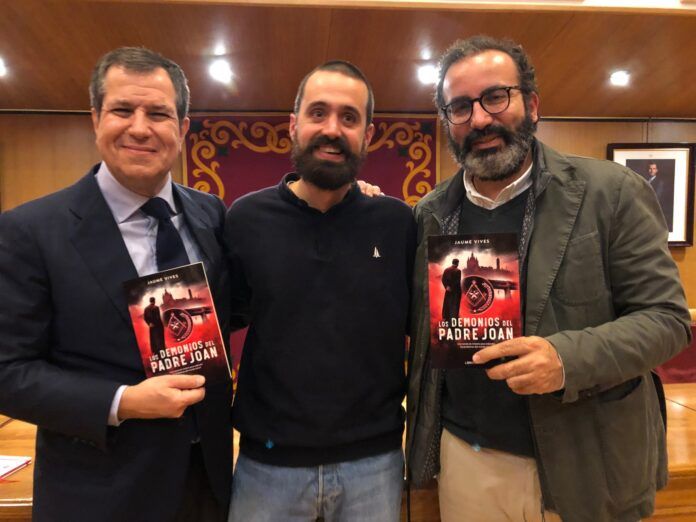 Álex Rosal con Jaume Vives y Pablo Velasco