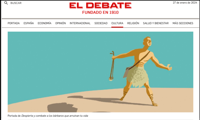 Portada de El Debate