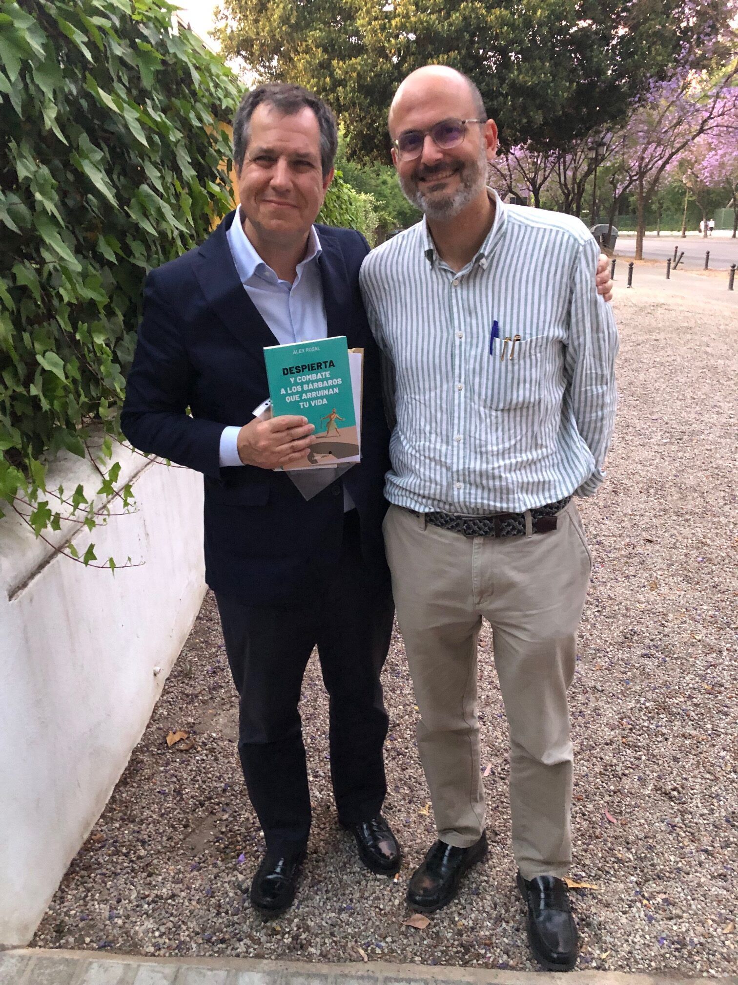 Álex Rosal con Nacho Moreno
